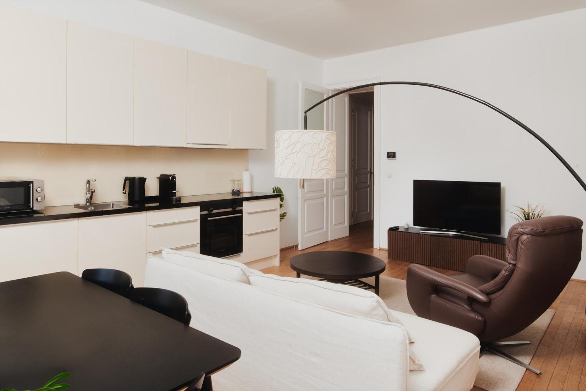 Stylish Designer Apartment At The Center Of Vienna Naschmarkt Exteriör bild